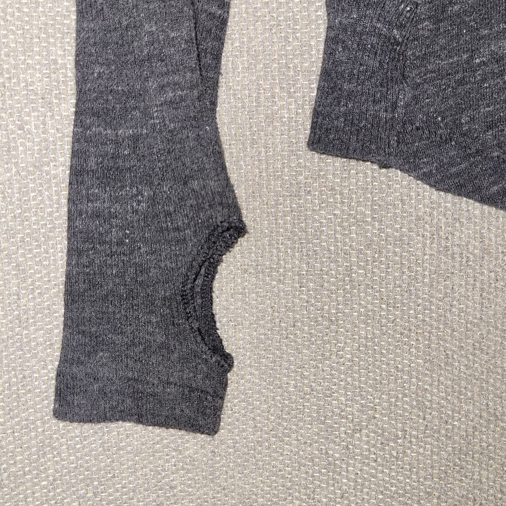 Alternative Earth Size Small Heather Gray Open Cardigan - Picture 3 of 5